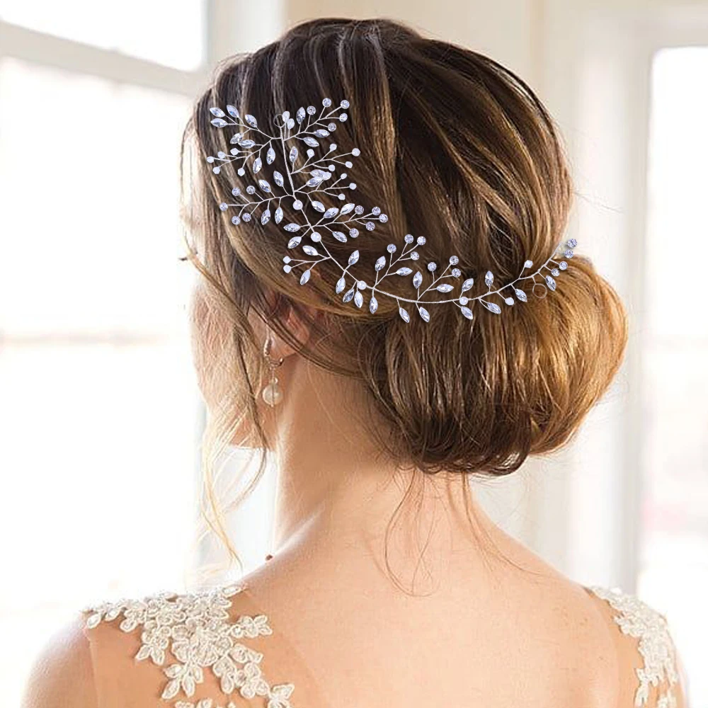 

Свадебный гребень для невесты, тиара, стразы, свадебные аксессуары для волос расческа для волос для невесты, свадебные жемчужные заколки дл...