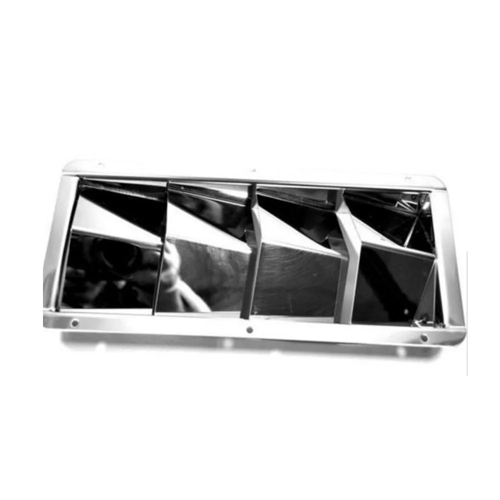 Фото ISURE MARINE Boat нержавеющая сталь 4 жалюзи 4 слота вентиляция 10-3/8 дюйма X 4-3/8 дюйма №3