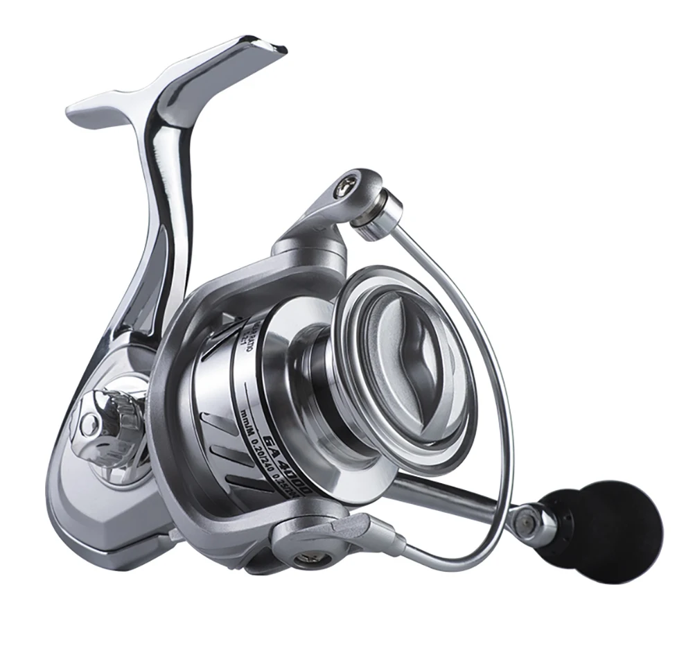 

Topline новая Рыболовная катушка полностью металлическая Серебристая Рыболовная катушка двойного назначения для пресной и морской воды перед...