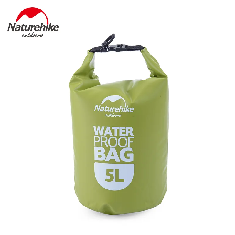 Green 5L Naturehike водонепроницаемые сумки, уличные ультралегкие походные сухие органайзеры, сумки для плавания - Цвет: Green 5L