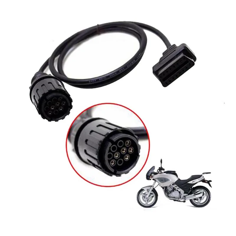 Новый ICOM D Кабель A2 кабель для BM мотоциклов Диагностика 10 булавки to OBD 16 Pin адаптер +