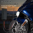 Модуль bluetooth-совместимый с радио стерео AUX музыкальный кабель адаптер для HONDA GL1800