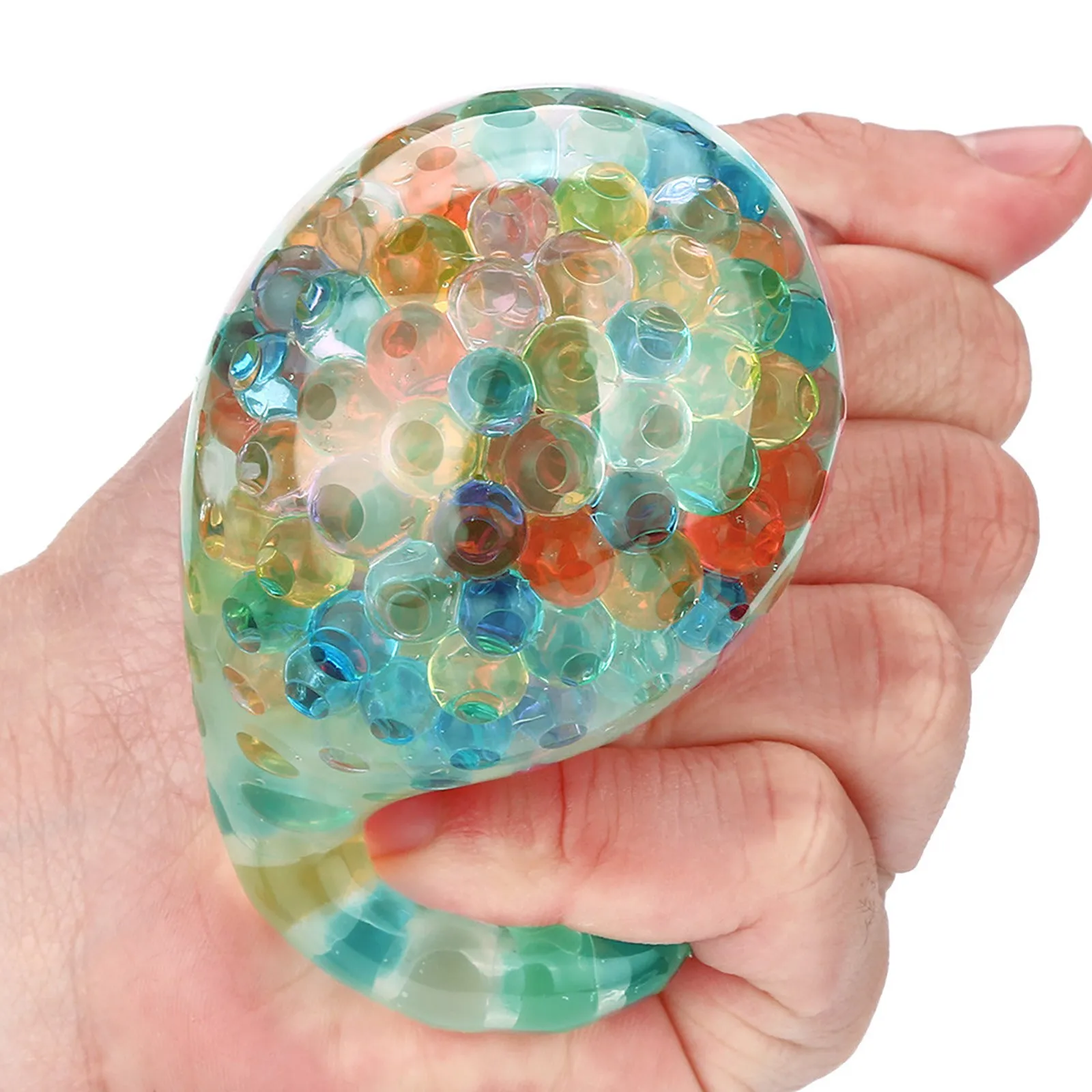 

Top Fidget Toys Stress Reliever Toys Spongy Rainbow Ball Toy Squeezable Stress Toy Stress Relief Ball For Fun 5ml Squishy