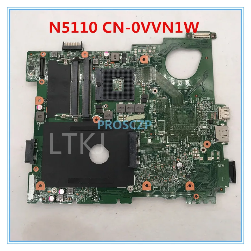 Высокое качество для N5110 Материнская плата ноутбука VVN1W 0VVN1W CN DDR3 100% работает