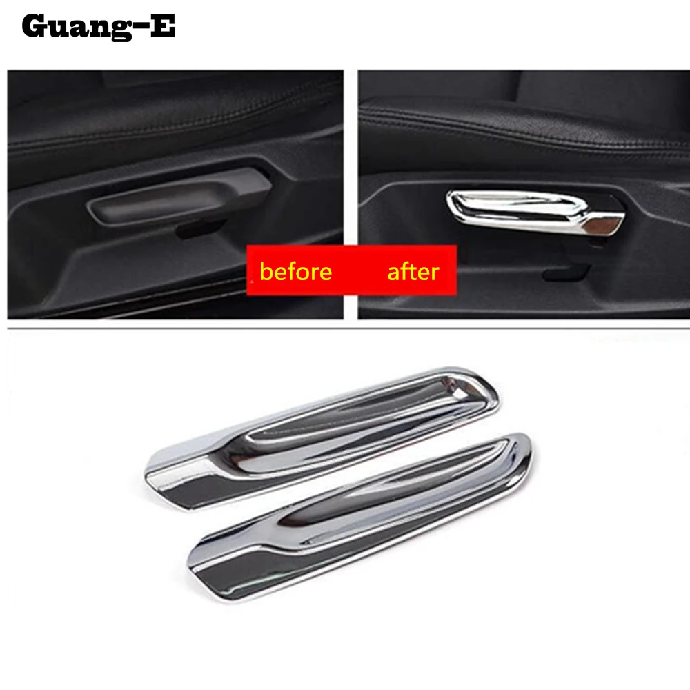 2 шт. хромированные кнопки регулировки сиденья для Volkswagen VW Golf7 Golf 7 2014 2015 2016 2017 |