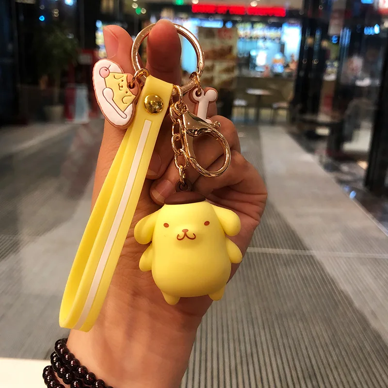 Figuras de acci&oacute;n de pasatiempos para ni&ntilde;os, llaveros creativos de Mymelody, Kuromi, Cinnamorol, Bolsa Escolar, colgante, decoraci&oacute;n, juguetes, regalo-4