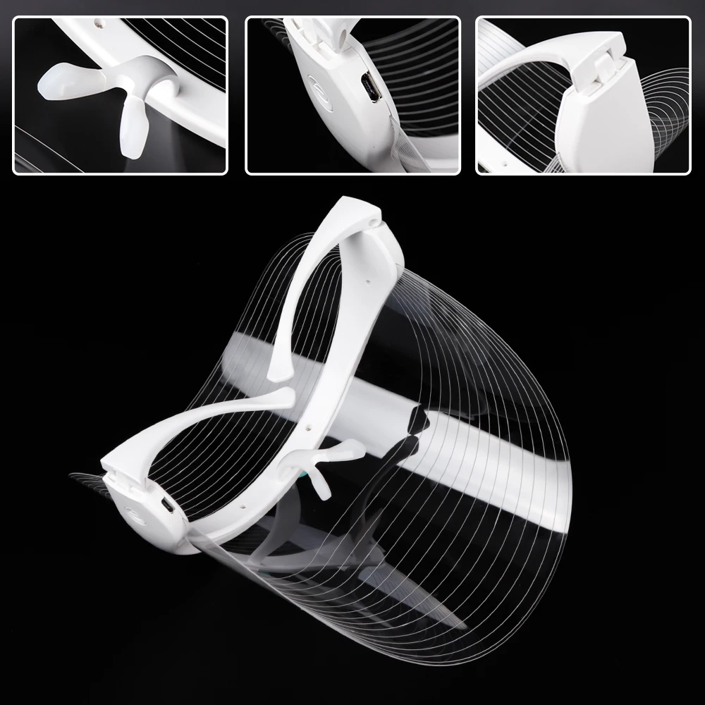 

3 Colors LED Light Therapy Face Mask Photon Instrument Anti-aging Anti Acne Wrinkle Removal Skin Tighten Beatuy SPA Treatment