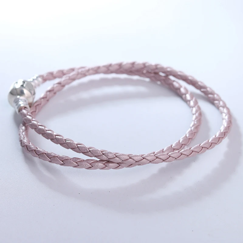 Светильник розовый цвет кожаные браслеты для женщин классическая застежка