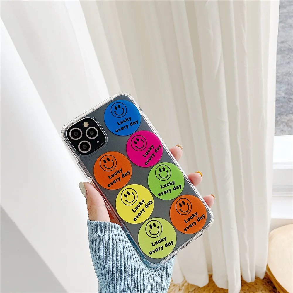 INS простой Smiley текстовый английский чехол для телефона iPhone 11 Pro Xs MAX XR X SE 2 7 8 Plus