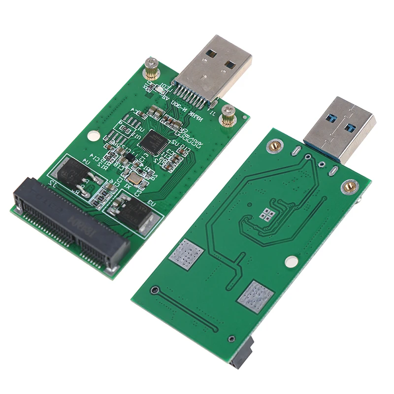 USB 3.0 to PCIE mSATA External SSD PCBA Conveter Adapter Card mSATA SSD to USB 3.0 Adapter MSATA TO USB 3.0 Computer Accessories