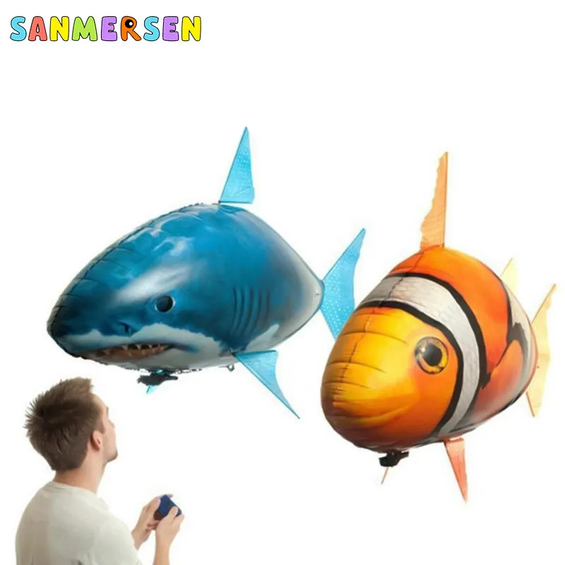Игрушка Акула с дистанционным управлением воздушная плавающая рыба
