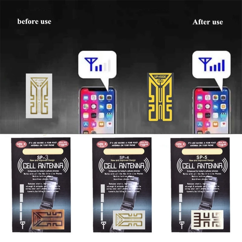 

10Pcs Cell Phone Signal Boosters -The Latest Antenna Improve Signal Antenna Booster Outdoor 6/8/8Plus/9 generation