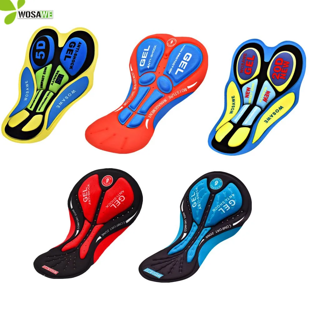 

WOSAWE Winter Warm Cycling MTB Pants Inner DIY Lining 3-20D Gel Pad Shockproof Downhill Mountain Bike Tights Trousers Padded