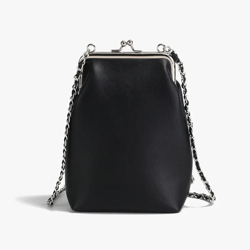 

Fashion Exquisite Shopping Bag Retro Casual Women Totes Shoulder Bags Female Leather Solid Color Chain Women Crossbody Bag Purse