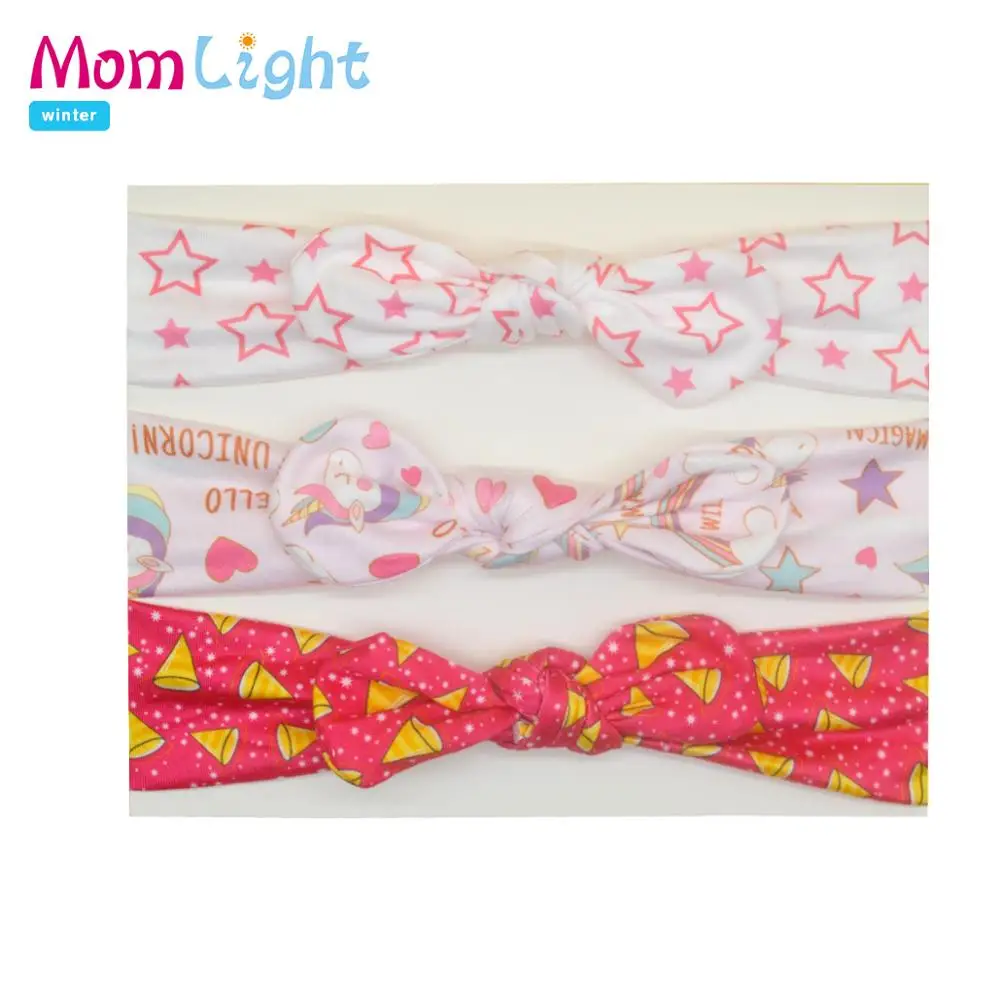 3 шт. эластичные повязки на голову для новорожденных из хлопка | Детская одежда и