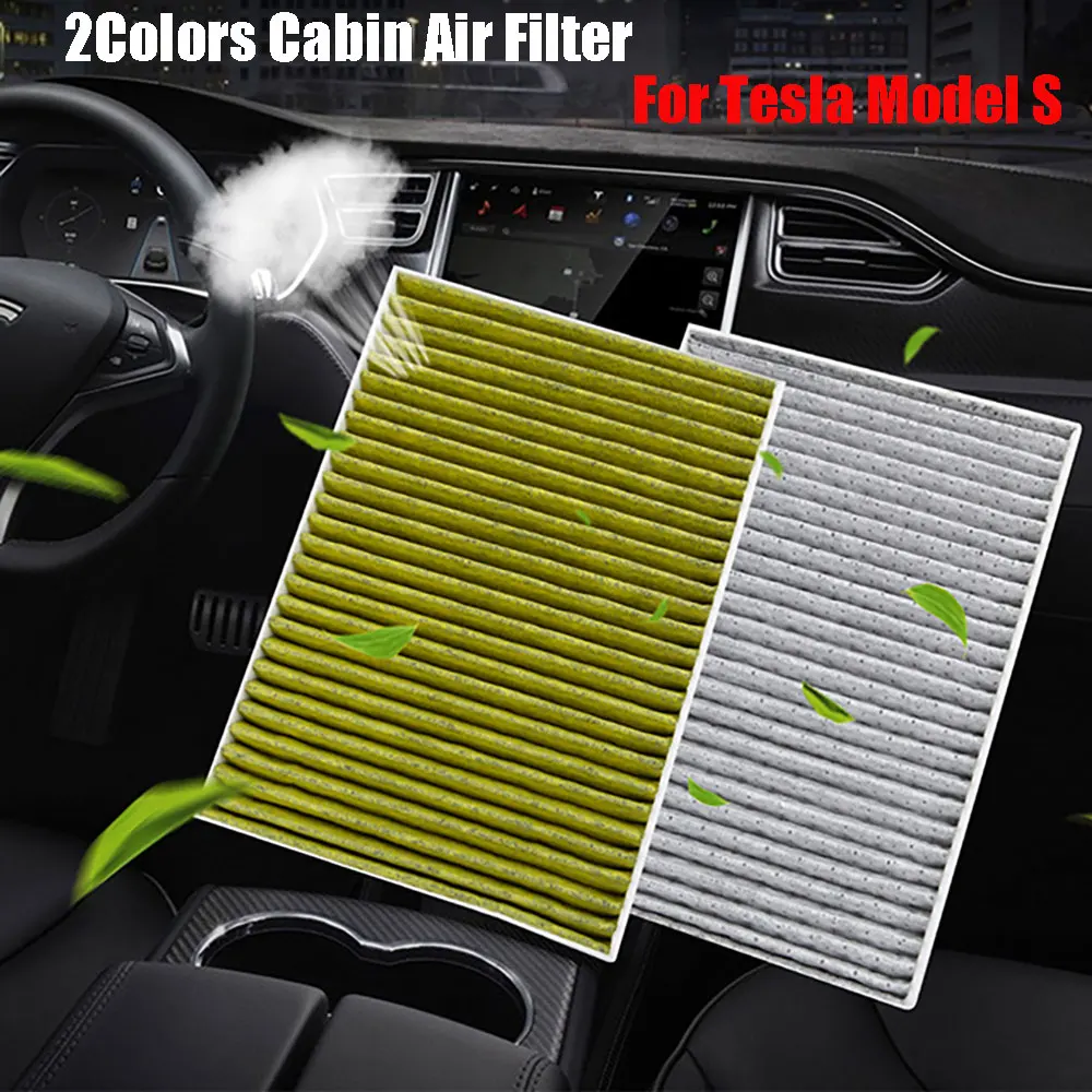 For Tesla Model S 2012-2020 Cabin Air Filter with Activated Carbon 1PC | Автомобили и мотоциклы