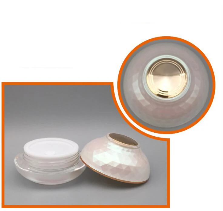 Банка для крема 50 мл пустая пластиковая емкость хранения бисера макияжа и