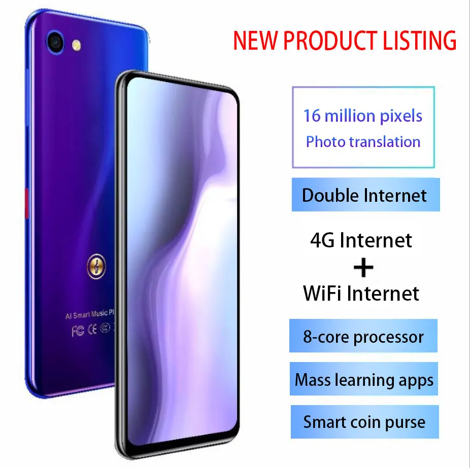 Bluetooth5.0 Wi Fi MP3 плеер 4 8 дюймов полный сенсорный Экран электренной книгой и видео