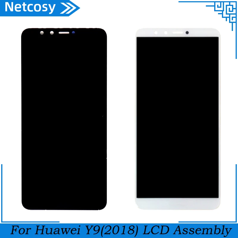 ЖК экран для Huawei Y9 2018 LCD сенсорный дигитайзер в сборе запасная часть AL10 LX1
