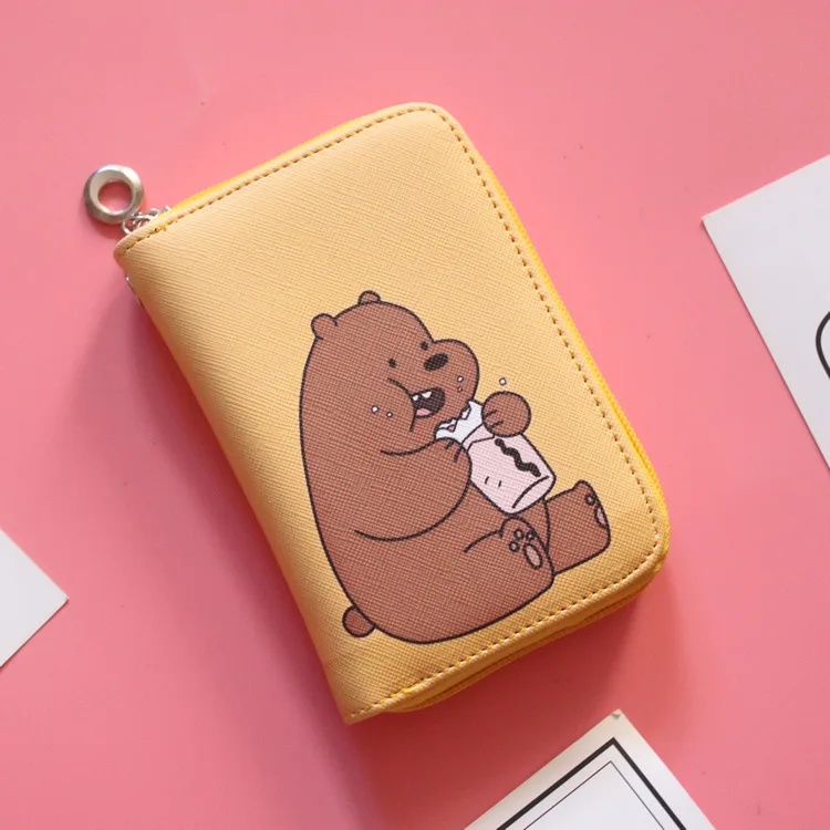 Мы Медведь Стиль дизайнерский кошелек прекрасный корейский школьницы ручной нулевой кошелек девушка кошельки