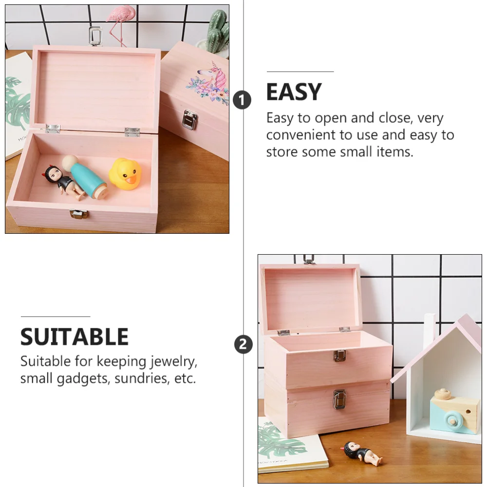 

1Pc Creative Jewelry Box Decorative Storage Case Pattern Box )