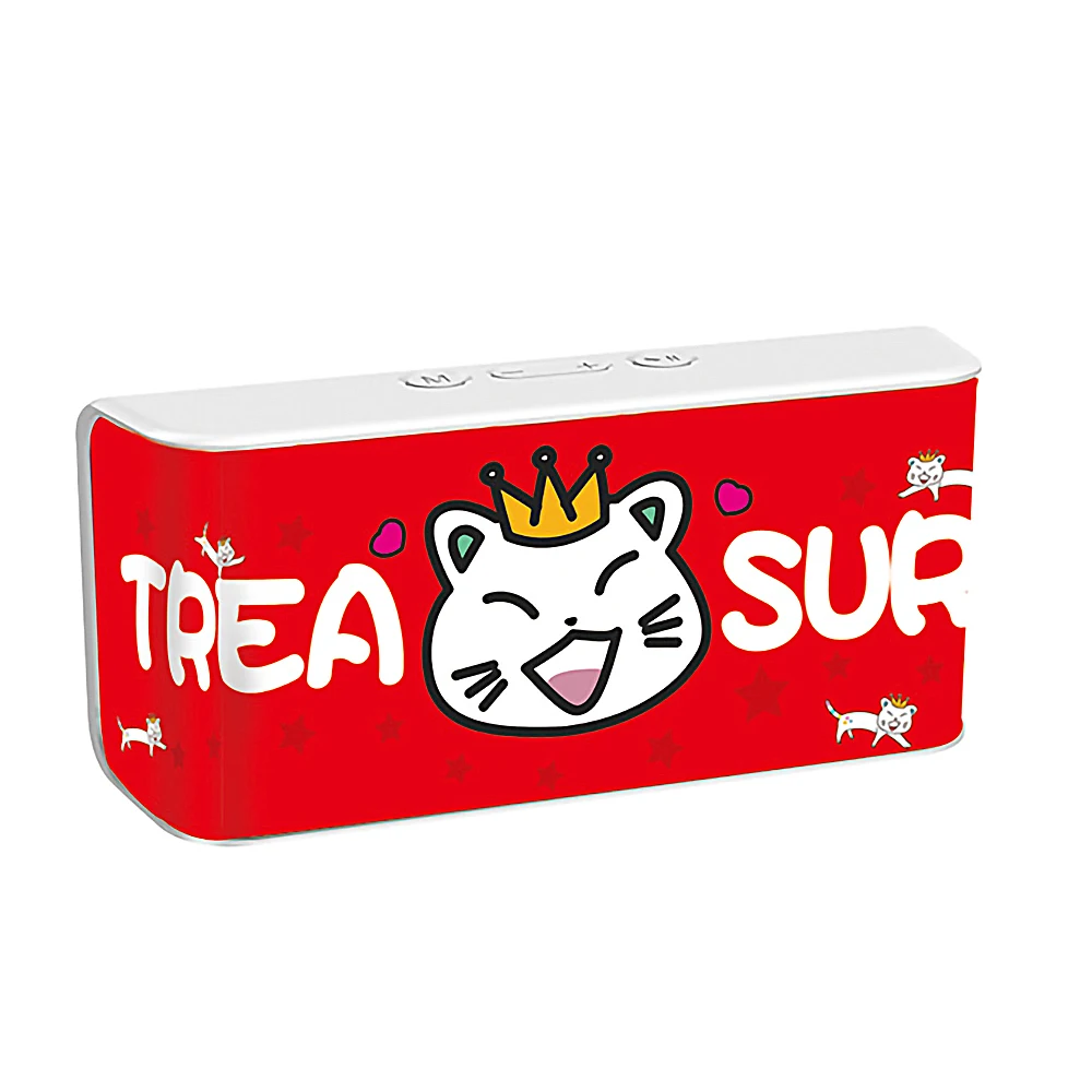 

Wireless Bluetooth Portable Speaker Outdoor Surround Colorful Column USB Audio Projector Mini Media Video Player