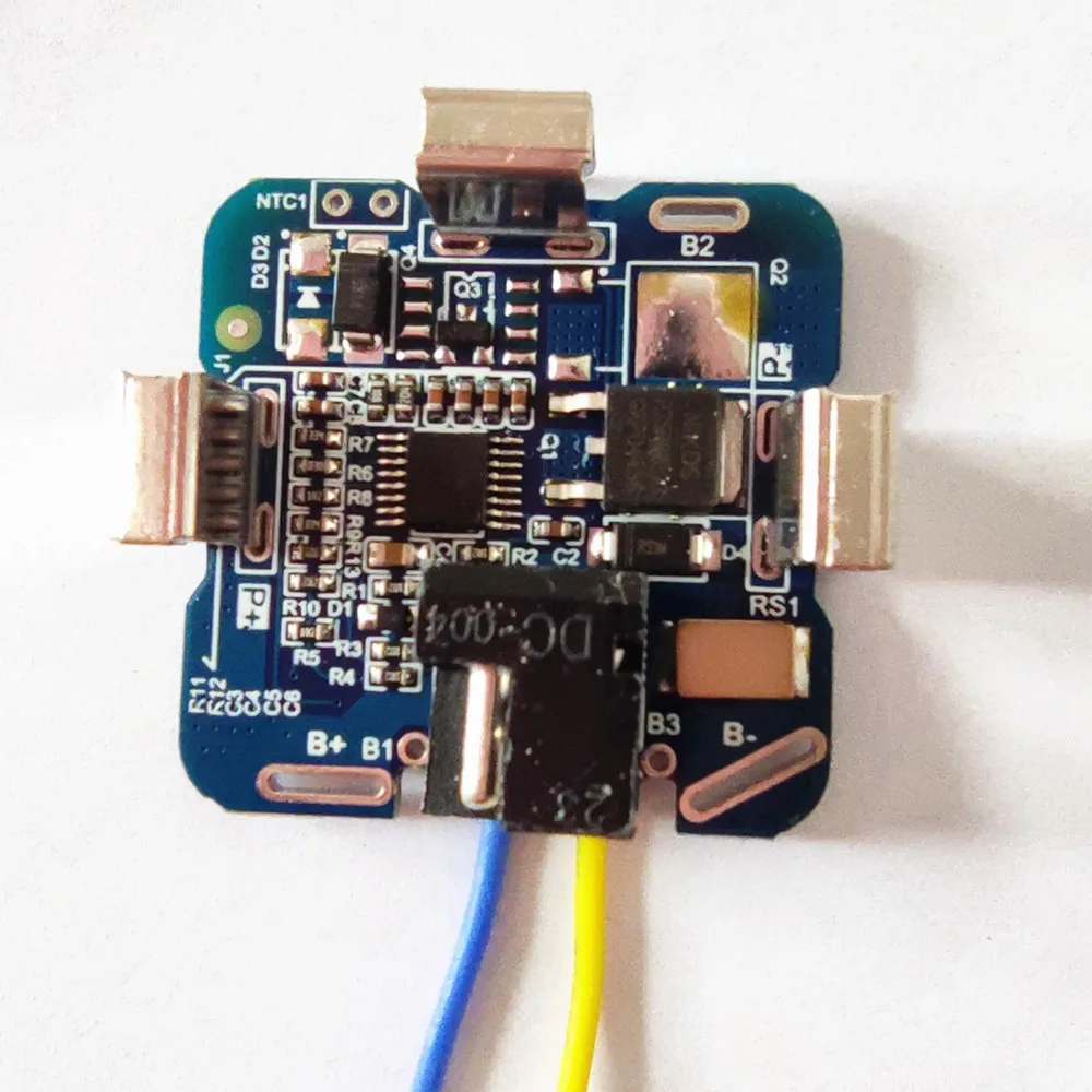 4s 20A Bms печатная плата PCBA 3 7 V 18650 батарея с разъемом постоянного тока для 16 8 v ручной