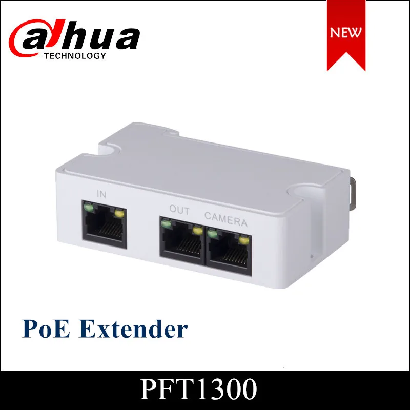PoE удлинитель Dahua DH PFT1300 Поддержка IEEE 802.3af/at Стандартный источник питания