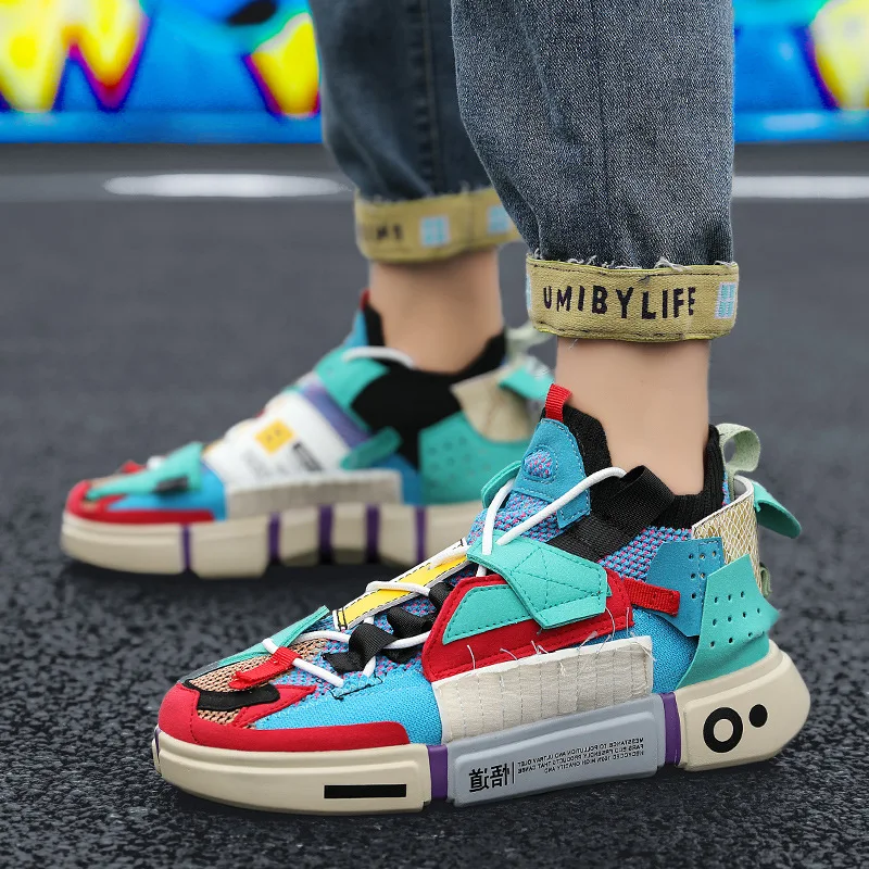 2021 Summer and Autumn New Casual Fashion Trendy Shoes Men's Sneakers Paris Fashion Week Personalized Men's Sneakers XM331