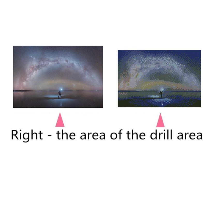 Алмазная картина вышивка крестиком игольное искусство галактика Млечный Путь