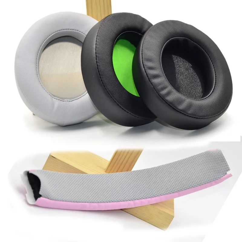 ABDO Replacement Ear pads Foam Cushions Cover cups Earmuffs Repair parts For Razer Kraken 7.1 V2 Headphones |