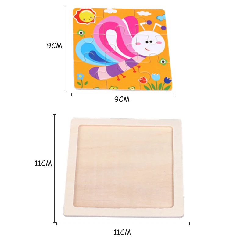 

Children Jigsaw Puzzle Toys For Kids Early Education Wooden Puzzle Cartoon Animal Transportation Cognitive Puzzle Board Game Toy