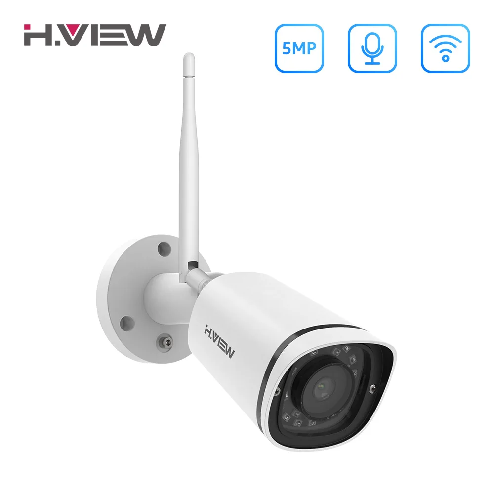 IP камера видеонаблюдения H.VIEW 5 МП Wi Fi 2 4 ГГц|Камеры видеонаблюдения| |