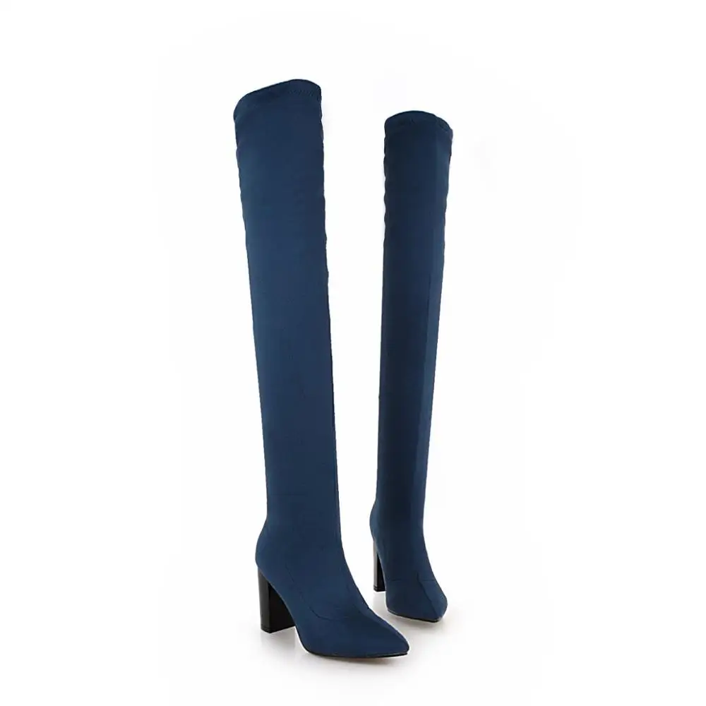 Оригинальные модные сапоги до бедра с леопардовым принтом Женские черные винно