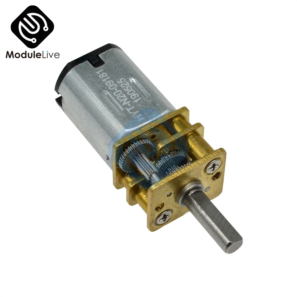 GA12 N20 DC снижение Шестерни двигатель 3V 6V 100 об/мин 12В высокого качества Alto Крутящий