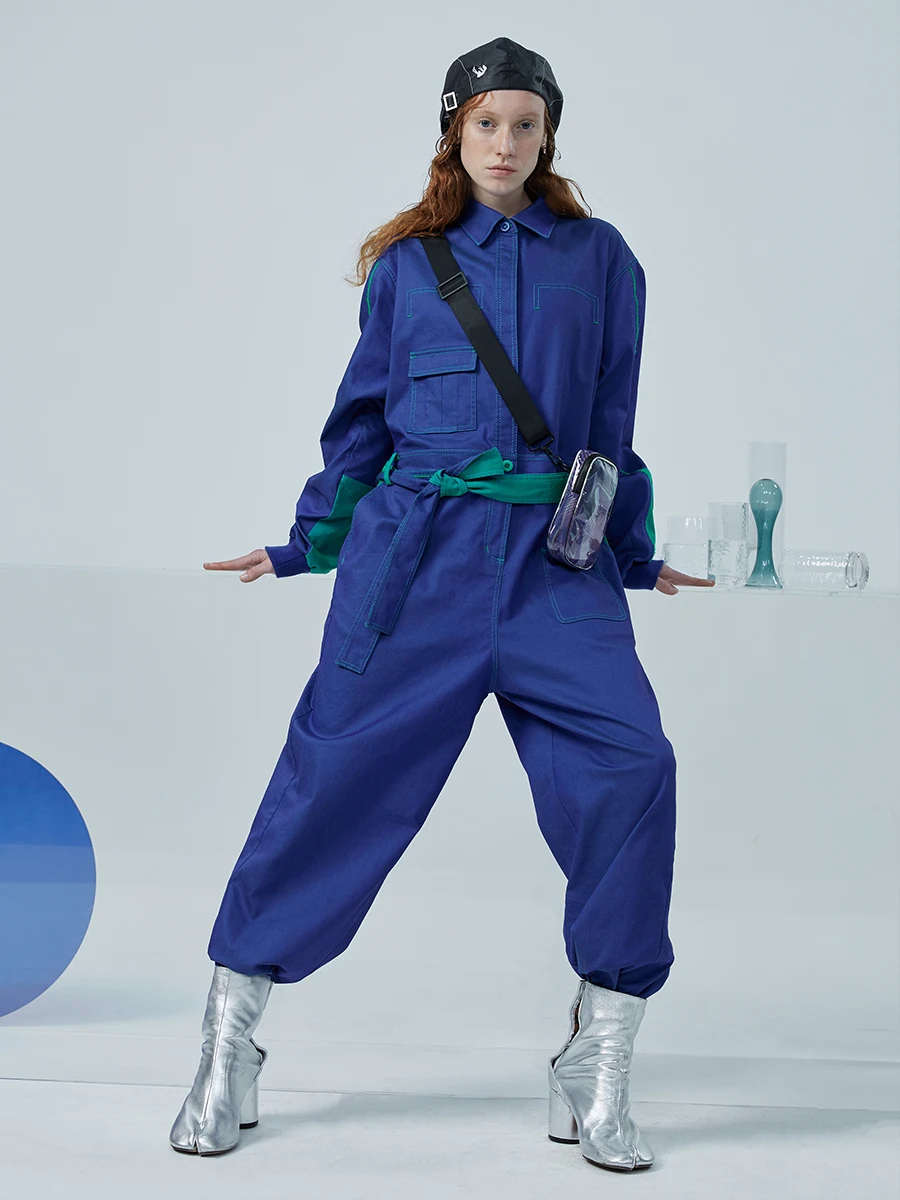 

20SS NEW COLLECTION casual loose long women jumpsuits