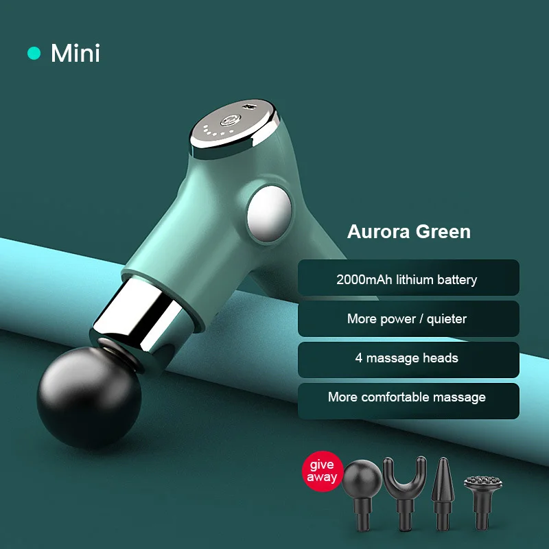 en Ucuz Mini Masaj Tabancası Elektrikli Perküsyon Derin Doku Kas Masajı Titreşim Relax Araçları Taşınabilir Fitness Ekipmanları Dropshipping