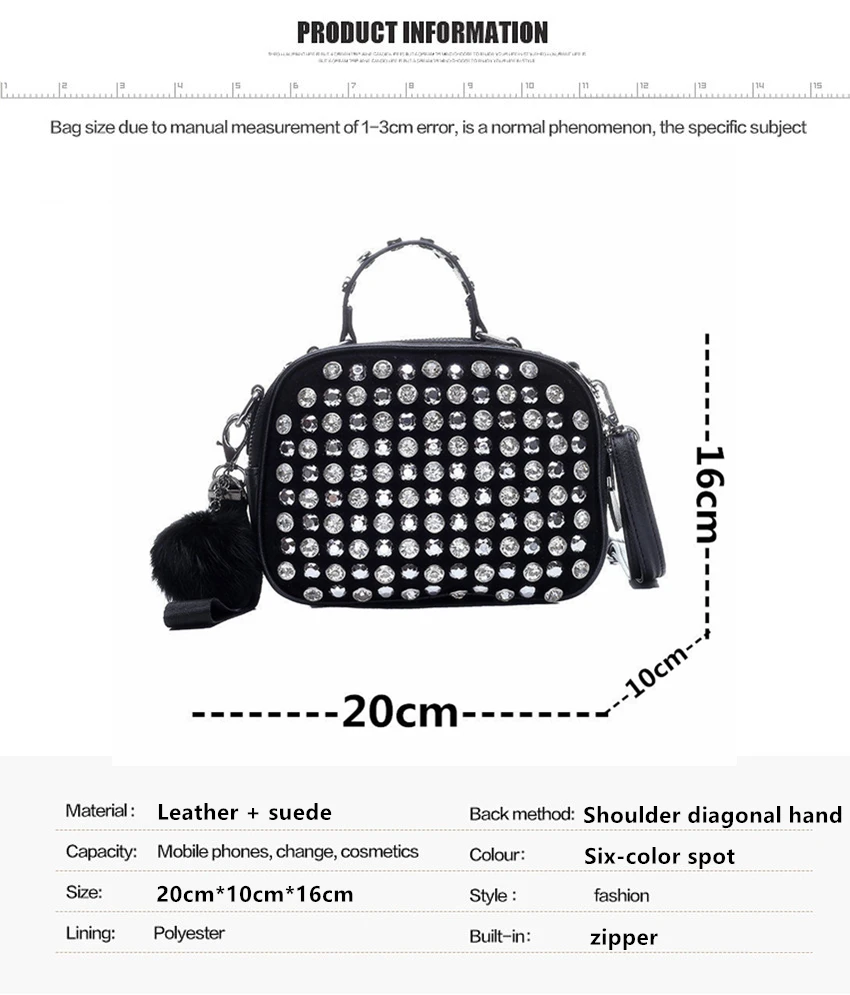 

Super Flash Women Leather Shoulder Bag Full Diamonds Lady Crossbody Bag 2021 Luxury Handbags Women Bags Designer Sac Main Femme