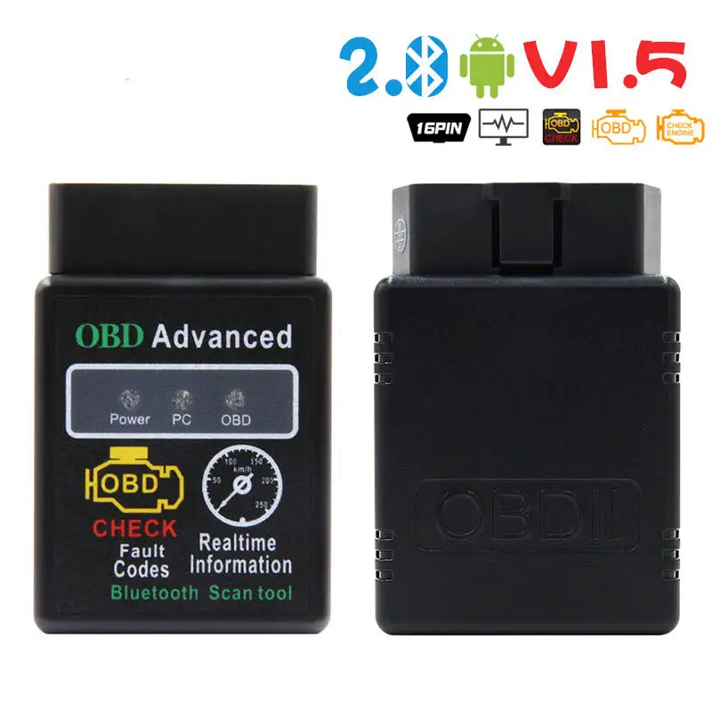 

HH Obd V2.1 ELM327 Bluetooth Advanced Car Diagnostic Scanner