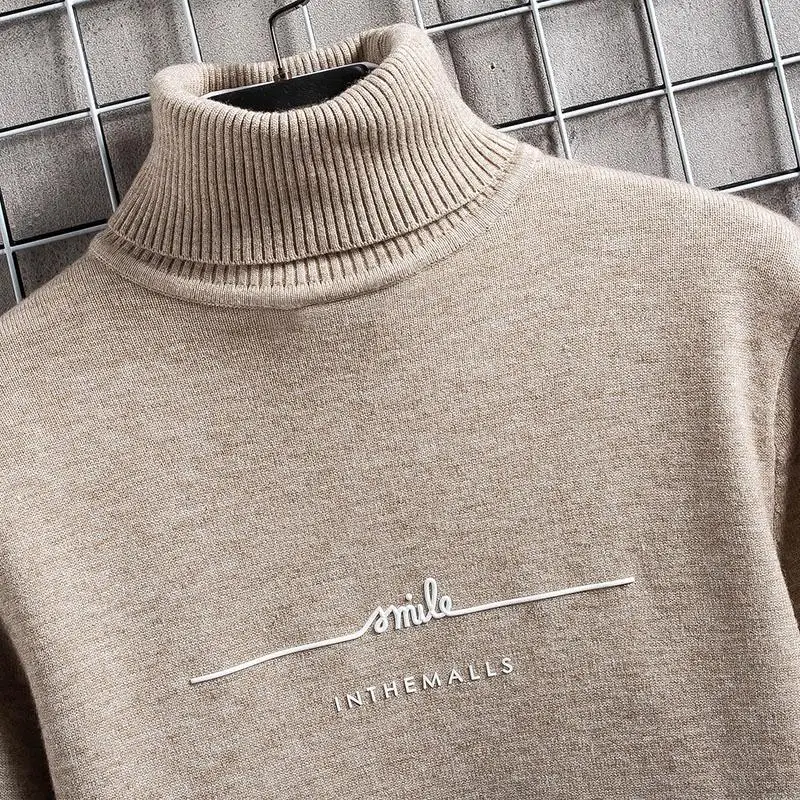 

Cashmere Sweater Men 2020 New Fall Winter Arrival Men's Christmas Sweaters Slim Fit Turtleneck Pullover Men Soft Warm Pull Homme