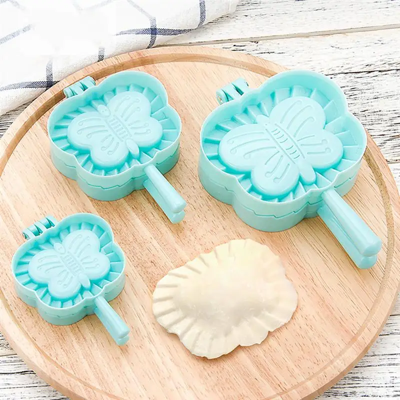 3 шт. в форме бабочки Пластиковые пельменей пресс инструменты бытовой Набор форм