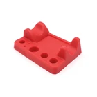 Новый силиконовый чехол из постоянная стойка чернил для татуажа, чашка для пигмента чашки стенд держатель для татуировки машины для синтетического волокна