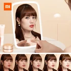 Оригинальное умное портативное зеркало для макияжа Xiaomi JJ, настольное светодиодное освещение, портативное складное зеркало с подсветкой для спальни