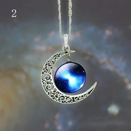 Модное ожерелье звезда луна милое с каменной звездой для девушек много случаев