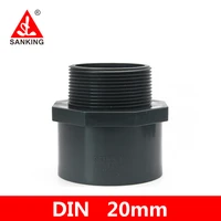sanking upvc 20mm male adapter thread connector pvc water pipe adapter garden irrigation tube fittings