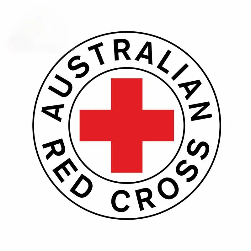 

EARLFAMILY 13cm for Red Cross Vinyl Material Car Stickers Trunk Decal Car Styling Personality Refrigerator Decoration