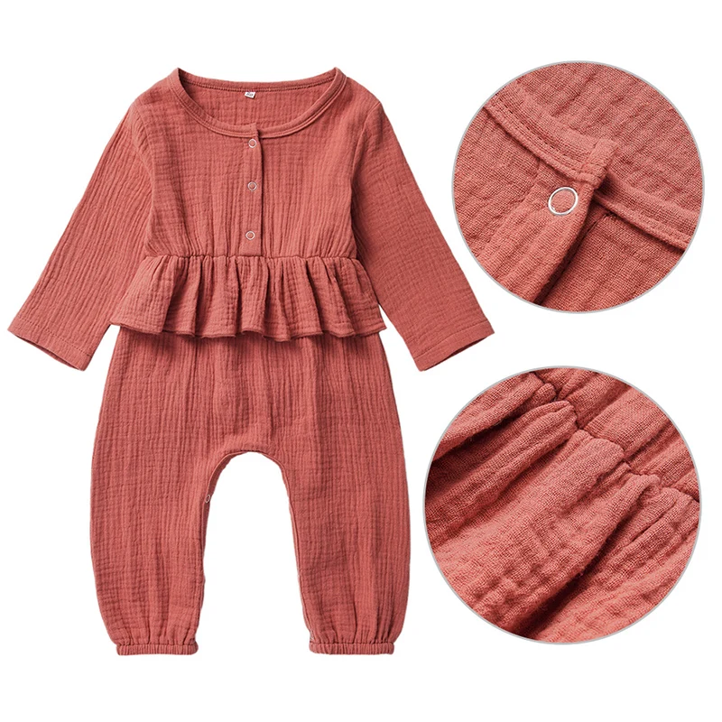 1 шт. детский хлопковый комбинезон с капюшоном длинным рукавом | Мать и ребенок