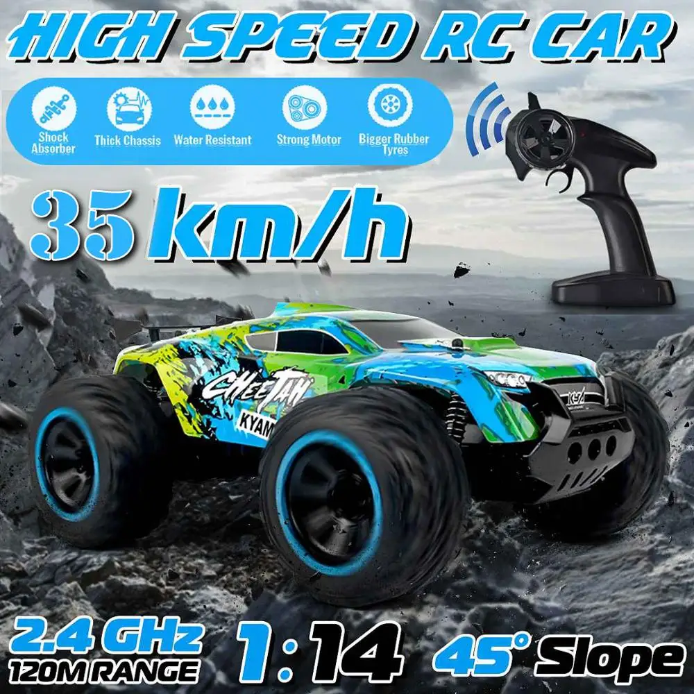 35 км/ч 1/14 RC автомобиль пульт дистанционного управления для бездорожья гоночные