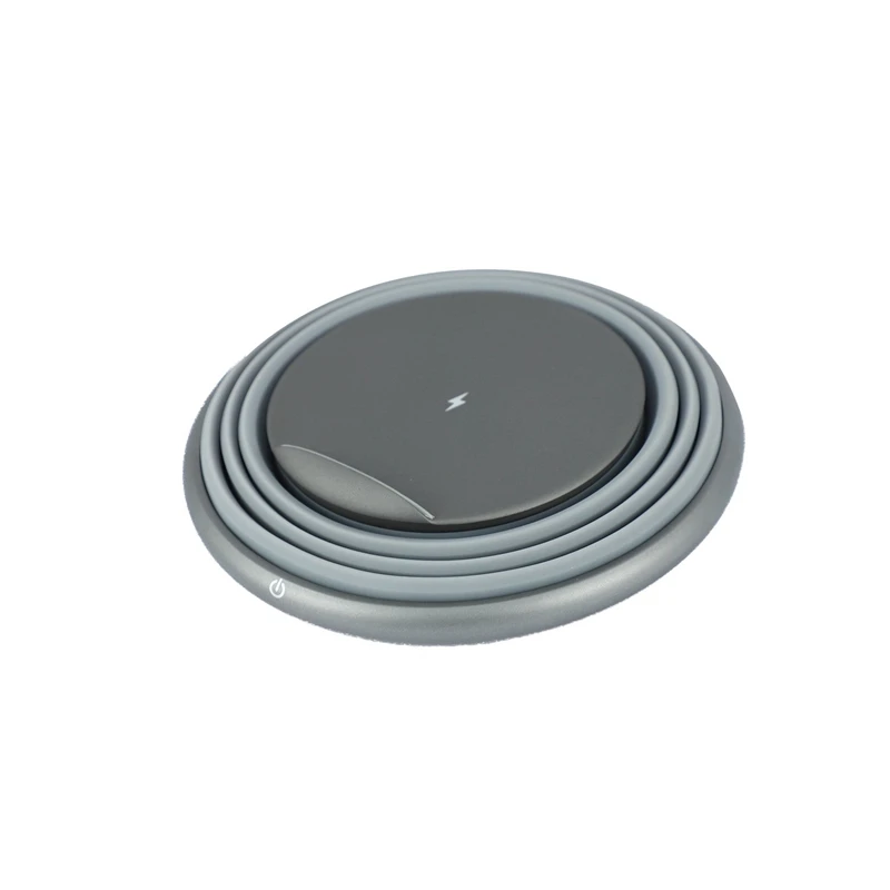 Led Light Foldable 10W Qi Wireless Charger For Iphone X XS Max XR 8 Plus Holder With | Электроника