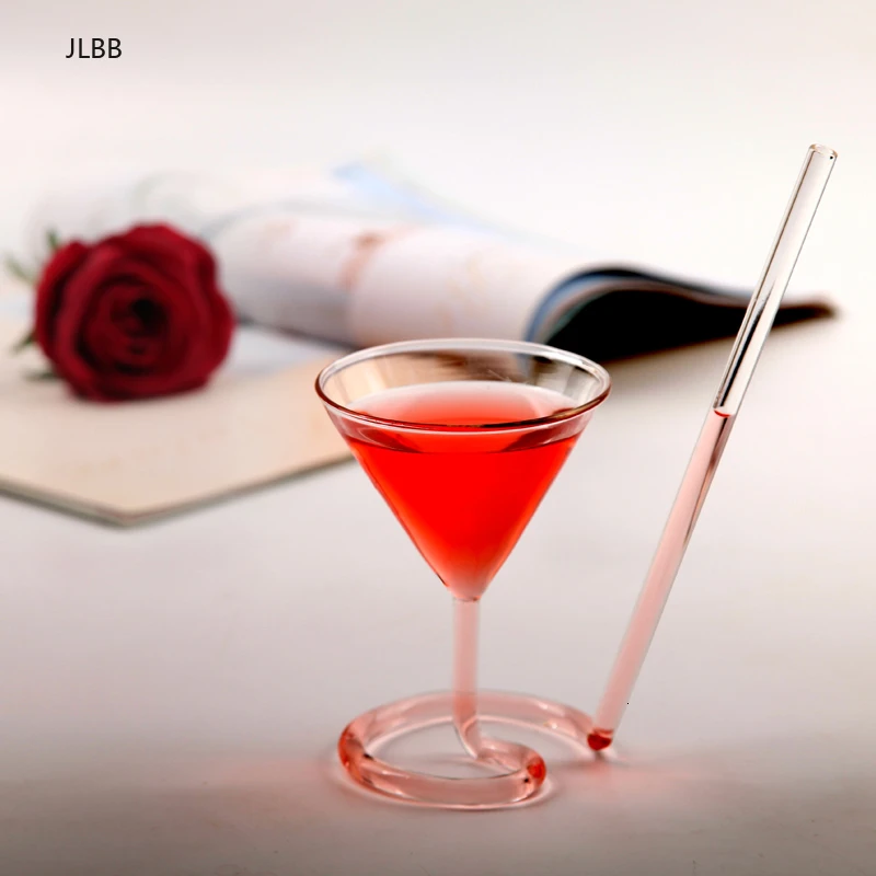 Творчество спиральная соломинка сосать крови коктейль Стекло Подвески